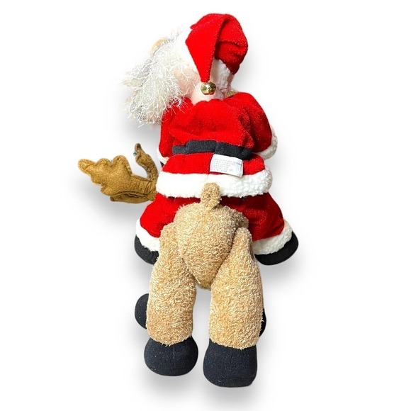 VTG Electronic Singing Dancing Jingle Bell Santa Reindeer WORKING - Picture 7 of 15